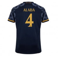 Camiseta Real Madrid David Alaba #4 Segunda Equipación Replica 2023-24 mangas cortas